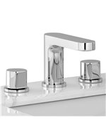 Baterie lavoar 3 iesiri BABYLON lungime 25 latime 12 inaltime 11.5 cromat