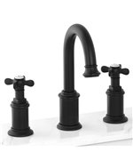 Baterie lavoar 3 iesiri DANUBE lungime 25 inaltime 22 negru