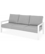 Canapea exterior, 3 locu alb-gri MATZO