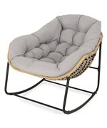 Balansoar NETO lungime 94.5 latime 111 inaltime 80 negru cu natur