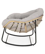 Balansoar NETO lungime 94.5 latime 111 inaltime 80 negru cu natur