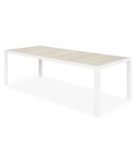 Masa dining WARDELL lungime 227 latime 95.5 inaltime 75 alb cu gri