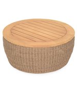 Masuta cafea TOBAGO inaltime 48 diametru 90 natur