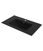 Lavoar compozit MODINI lungime 80 latime 46 inaltime 1.5 negru mat