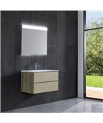 Oglinda LED KANISHA lungime 100 latime 4 inaltime 70 gri