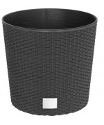 Jardiniera cu interior detasabil, antracit 15 / 15,3 l pp ratan