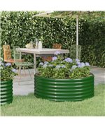 Strat inaltat gradina, 100x100x36 cm otel vopsit electrostatic Strat inaltat gradina, 100x100x36 cm otel vopsit electrostatic