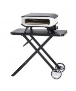 Masa pliabila cu roti Cozze negru 95 x 61,5 x 84,5 cm 90530