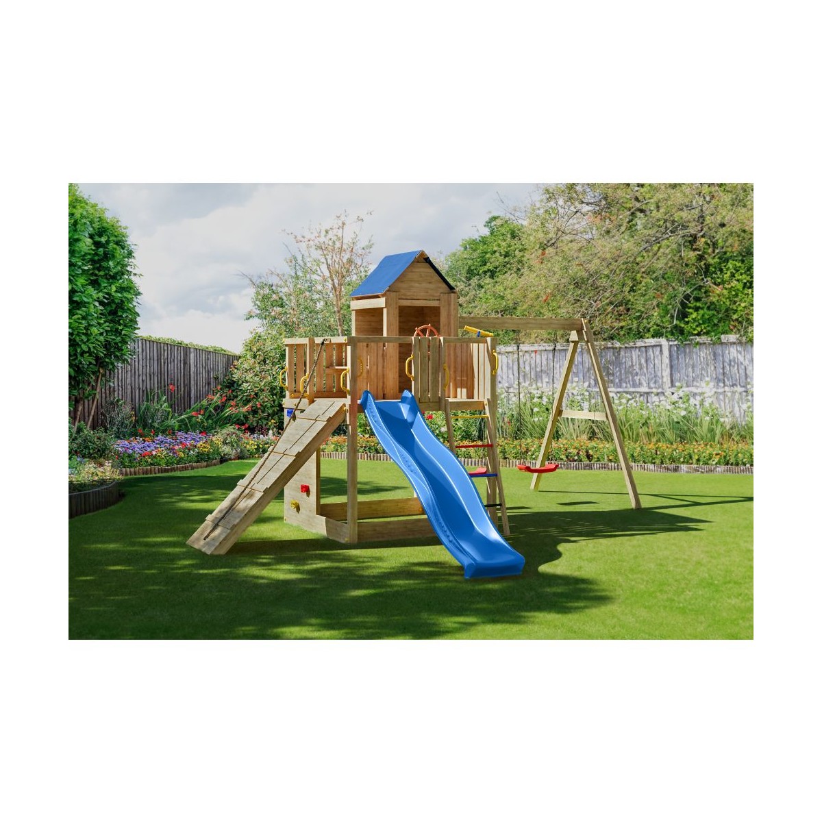 spatiu de joaca din lemn kivi.ro