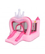 Saltea gonflabila castel printese, cu loc de joaca si tobogan