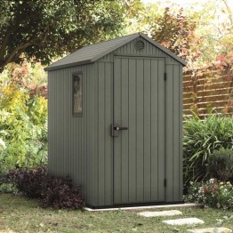 Casuta de gradina Darwin, Keter, verde, 126 x 184 cm