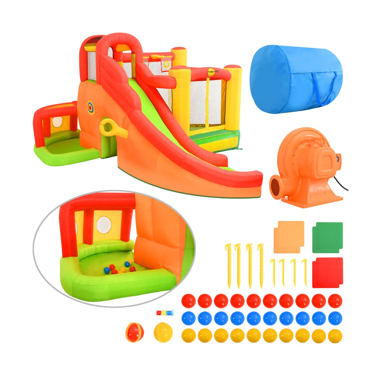 Spatiu de joaca gonflabil 11 in 1 Happy Hop