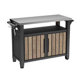 Masa cu spatiu depozitare si blat de lucru pentru gratar Unity XL Storage Keter Ashwood KT263919