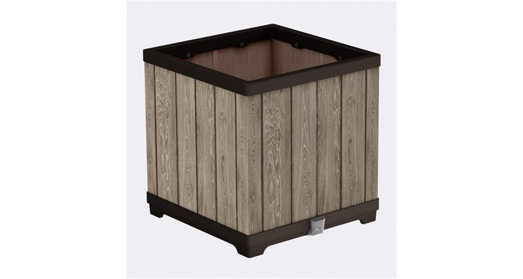 Ghiveci de exterior patrat Deco square planter Ashwood Keter