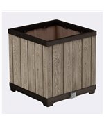 Ghiveci de exterior patrat Deco square planter Ashwood Keter