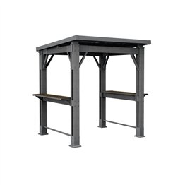 Pavilion Acoperis pentru gratar, Keter Gazebo, din material plastic, Antracit