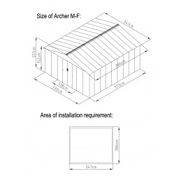 Casuta de gradina metalica,...