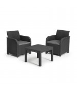 Set Mobilier KETER ROSALIE 2 Locuri Gri