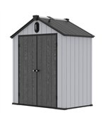 Magaziede de gradina 6x4, suprafata 2 m², panouri PVC rasina, podea inclusa, Pollen Nature Revolution