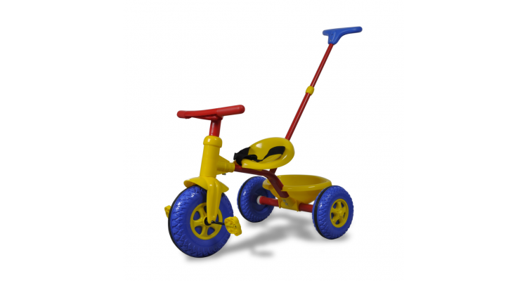 Tricicleta pentru copii mici, Rosu/Albastru/Galben