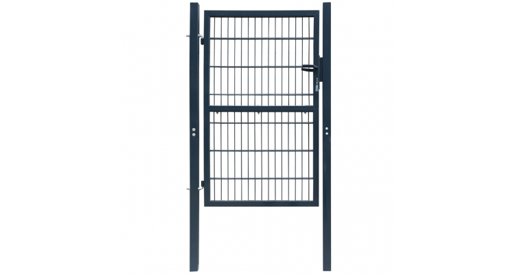 Poarta 2D pentru gard (simpla) 106 x 230 cm, gri antracit kivi.ro