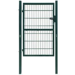 Poarta 2D pentru gard (simpla) 106 x 190 cm, verde