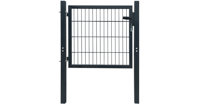 Poarta pentru gard din otel, 106 x 150 cm, antracit Alti producatori