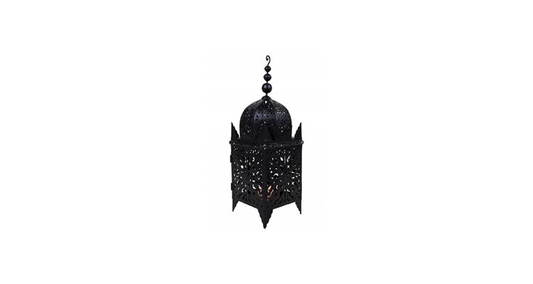 Lampa metalica marocana lucrata manual, 30cm inaltime Maades