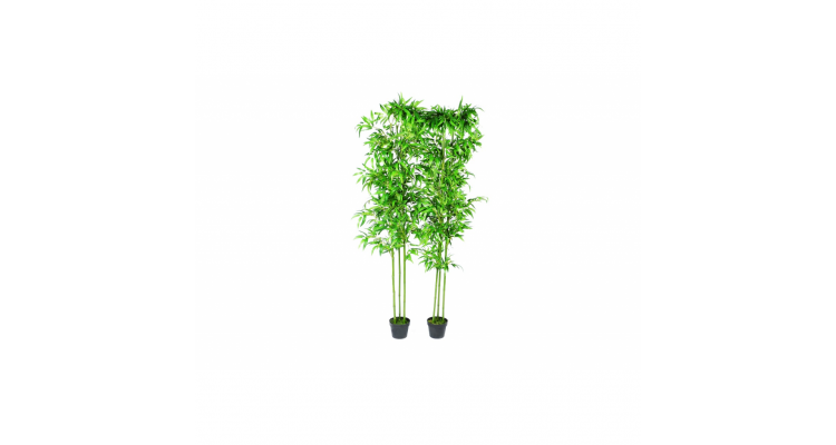 Set 2 Plante Bambus Artificiale Decoratiune Casa 190 cm kivi.ro