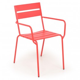Scaun suprapozabil BALI 55x37.5x81 rosu