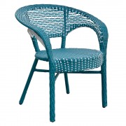 Scaun suprapozabil ISABELLE 66x71x76 cm albastru/alb Scaun suprapozabil ISABELLE 66x71x76 cm albastru/alb