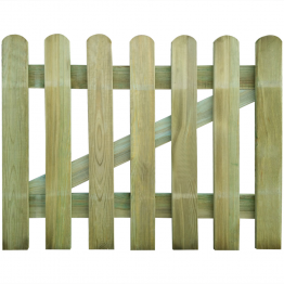 Poarta din lemn pentru gradina 100 x 80 cm