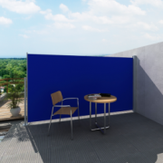 Panou separator glisant pentru terasa 160 x 300 cm, Albastru