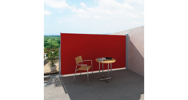 Panou separator glisant pentru terasa 180 x 300 cm, Rosu