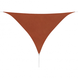 Parasolar din tesut oxford triunghiular 5x5x5m, Teracota