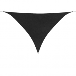 Parasolar din tesut oxford triunghiular, 5 x 5 x 5 m, antracit