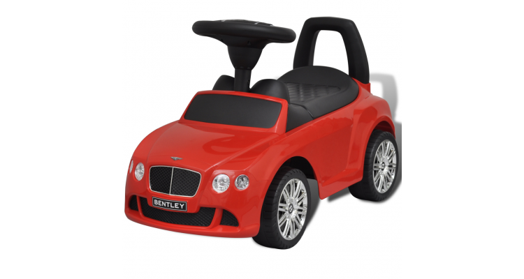 Masina pentru copii fara pedale Bentley Rosu title=Masina pentru copii fara pedale Bentley Rosu