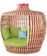 Pat de gradina Teacup 181x176x176