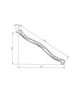 Tobogan Yulvo galben pentru copii