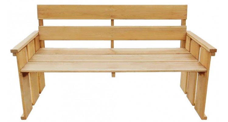 Banca de gradina din lemn de pin tratat 160x55x89 cm Alti producatori