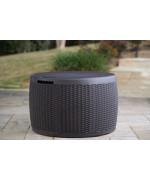 Cutie depozitare rotunda ecoratan Keter 140 L