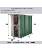 Magazie metalica Yardmaster, 120x158x160 cm