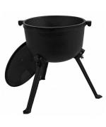 Ceaun vanatoresc din fonta cu capac 7.5 L