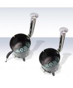 Cazan de gatit cu lemne, include capac si polonic, 14 L