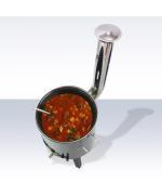 Cazan de gatit cu lemne, include capac si polonic, 14 L