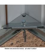 Magazie metalica de gradina Yardmaster, 202 x 217 x 189cm, Antracit