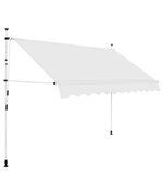 Copertina retractabila, actionare manuala, 300 cm, crem
