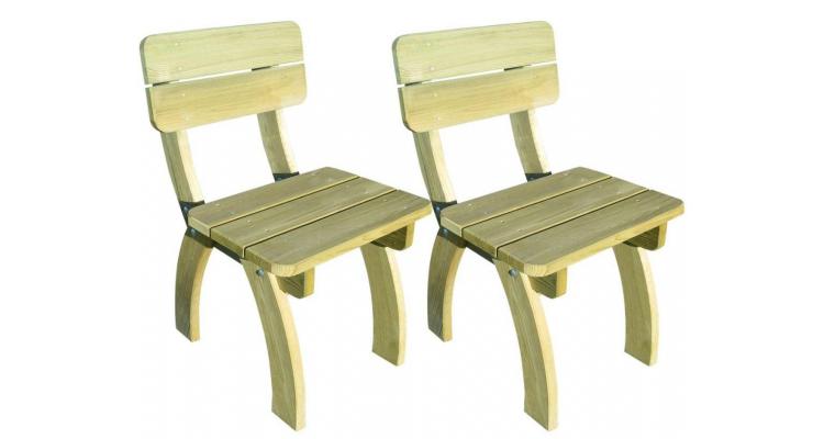 scaune de grădină din lemn de pin tratat 2 buc. Alti producatori