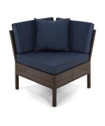 Set 6 piese SAN MARINO  maro/albastru