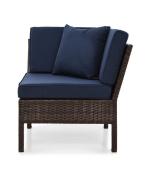 Set 6 piese SAN MARINO  maro/albastru